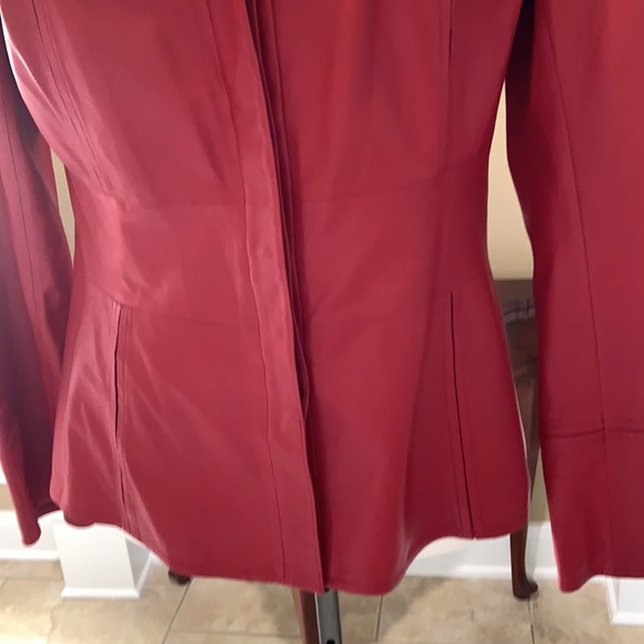 Lafayette 148 NY Lambskin Leather Jacket - Picture 8 of 16